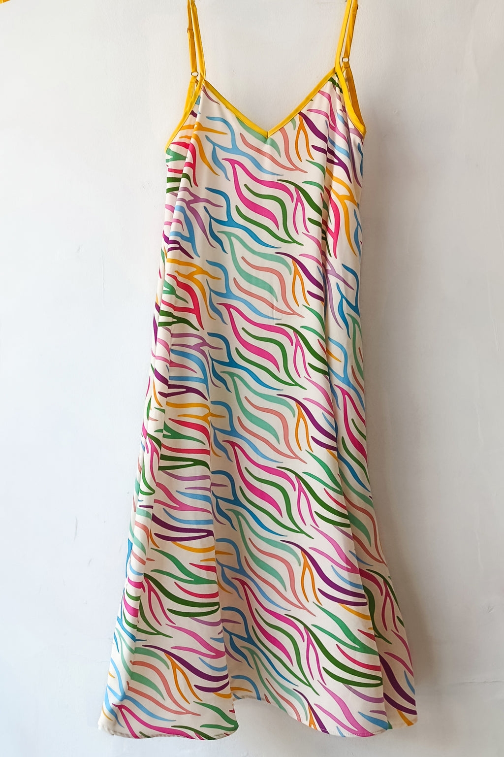 ANNITA DRESS (colorful ivory)