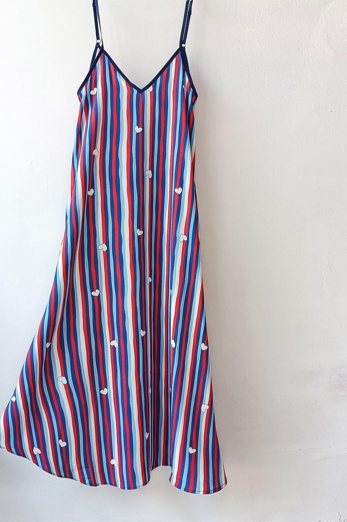 ANNITA DRESS (navy stripes)