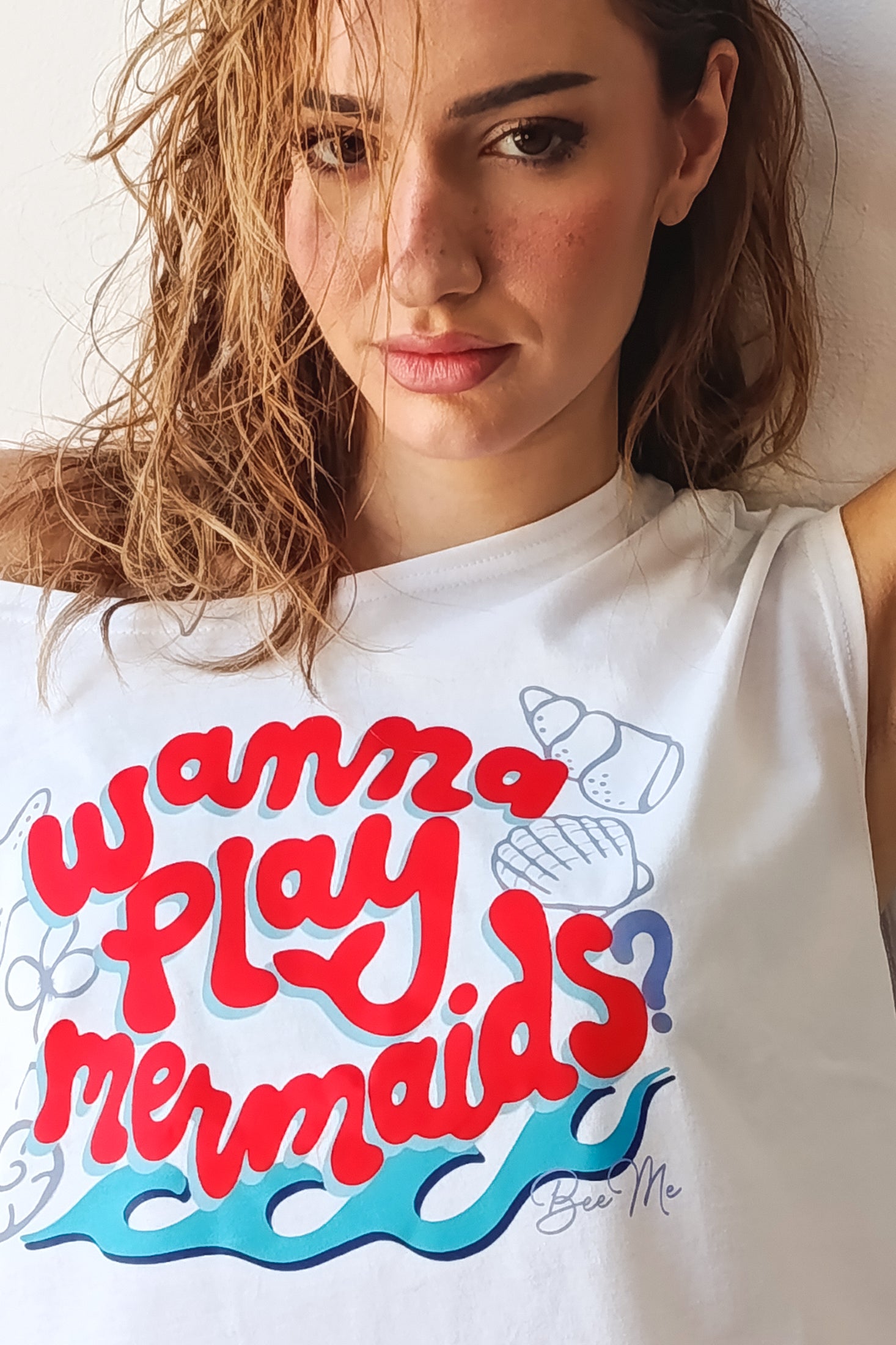 T-SHIRT MERMAID (white)