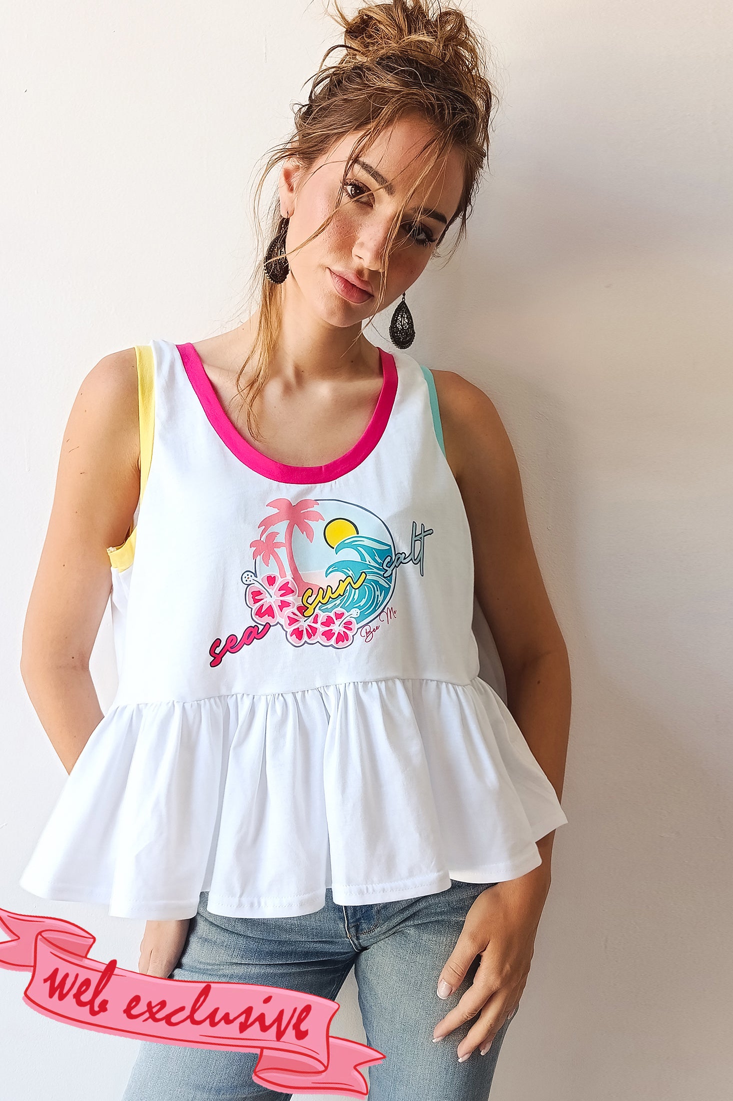 T-SHIRT SALT (white)