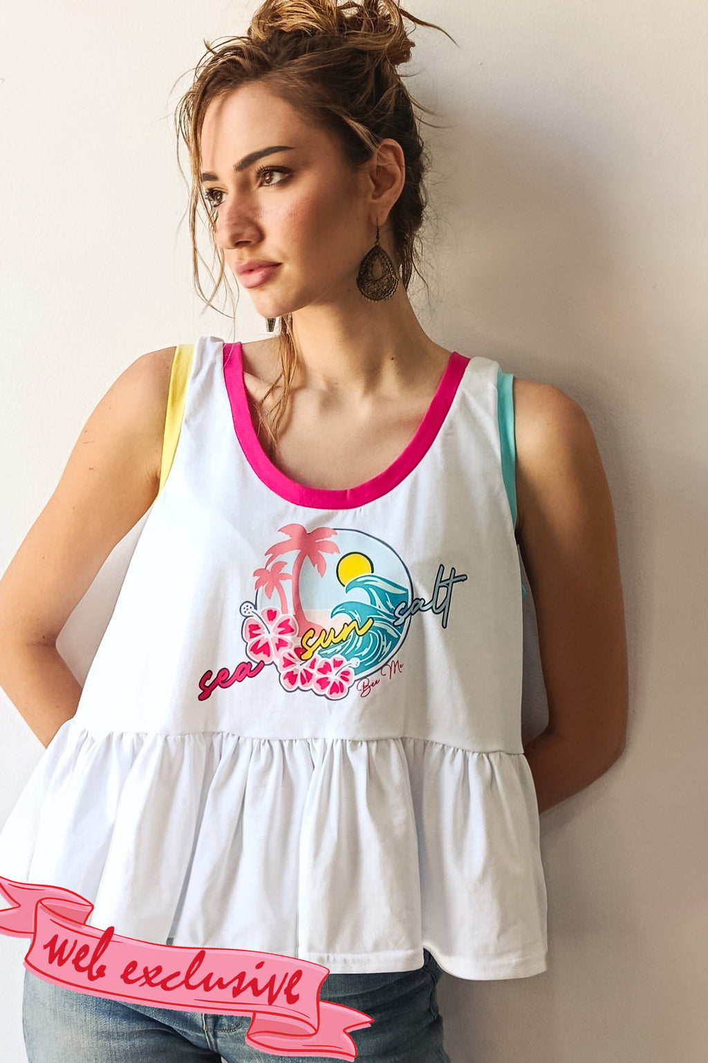 T-SHIRT SALT (white)