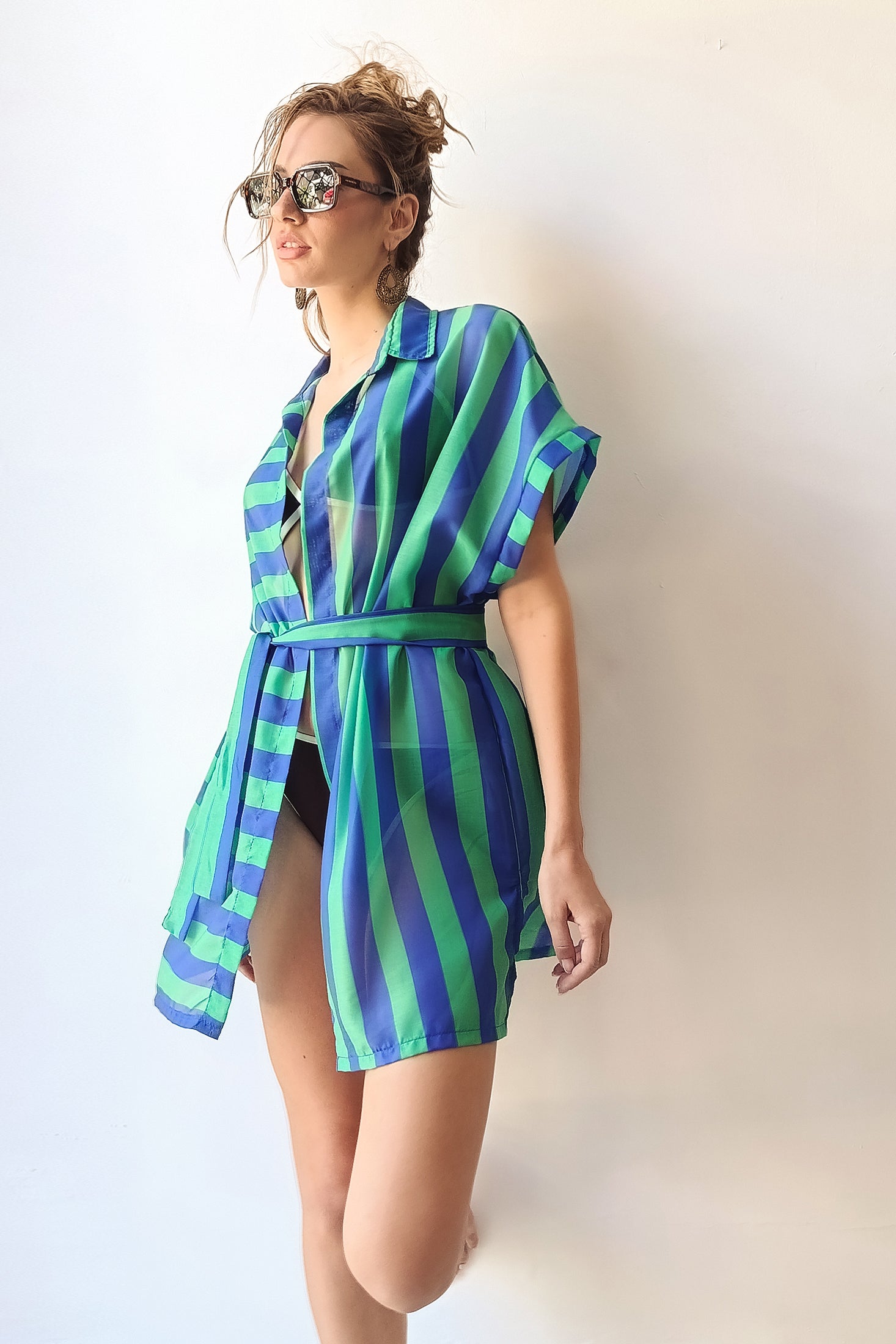 LIAKADA SHIRT (blue/ment)