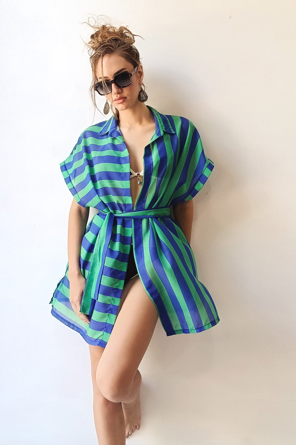 LIAKADA SHIRT (blue/ment)