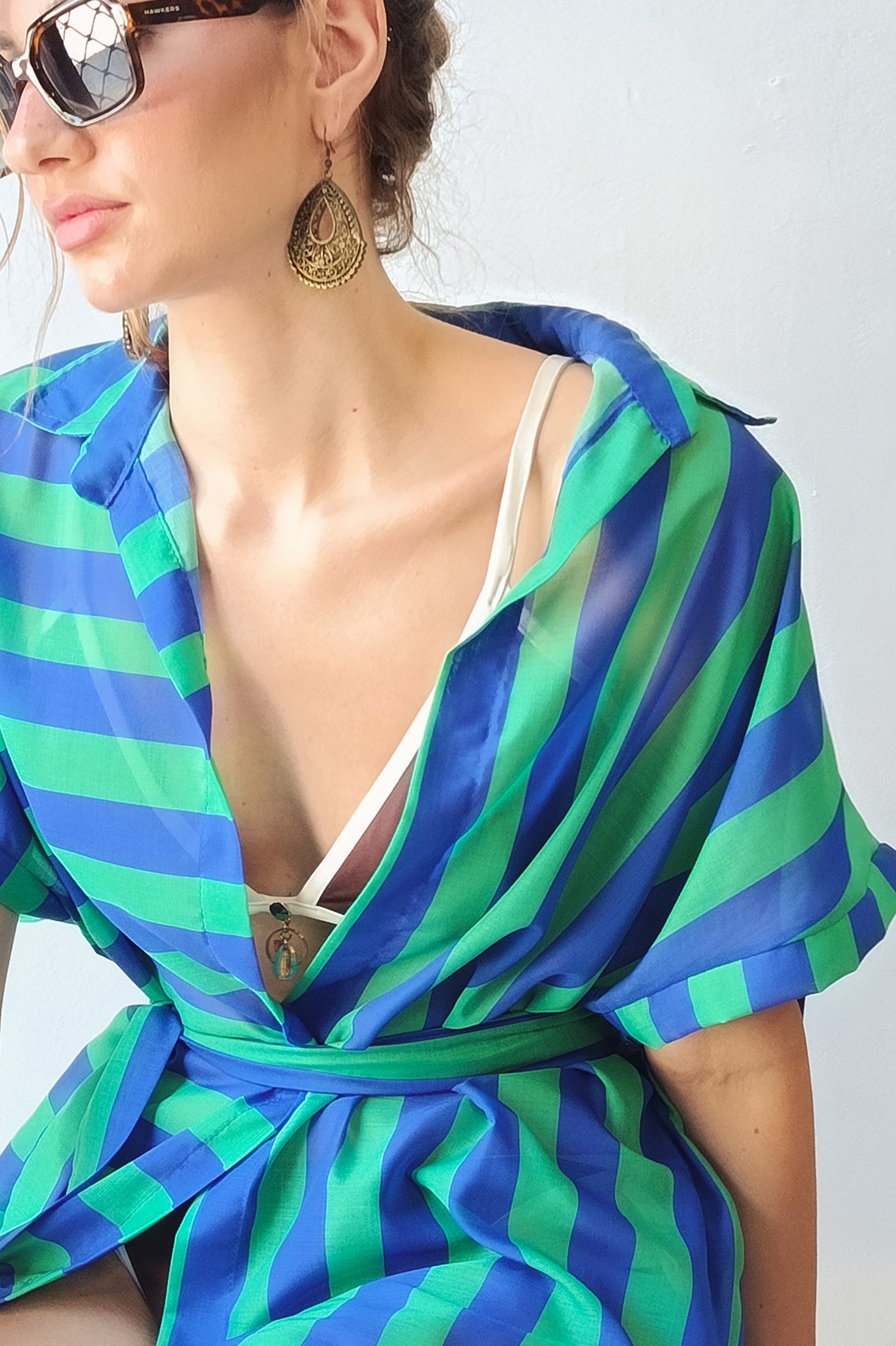 LIAKADA SHIRT (blue/ment)