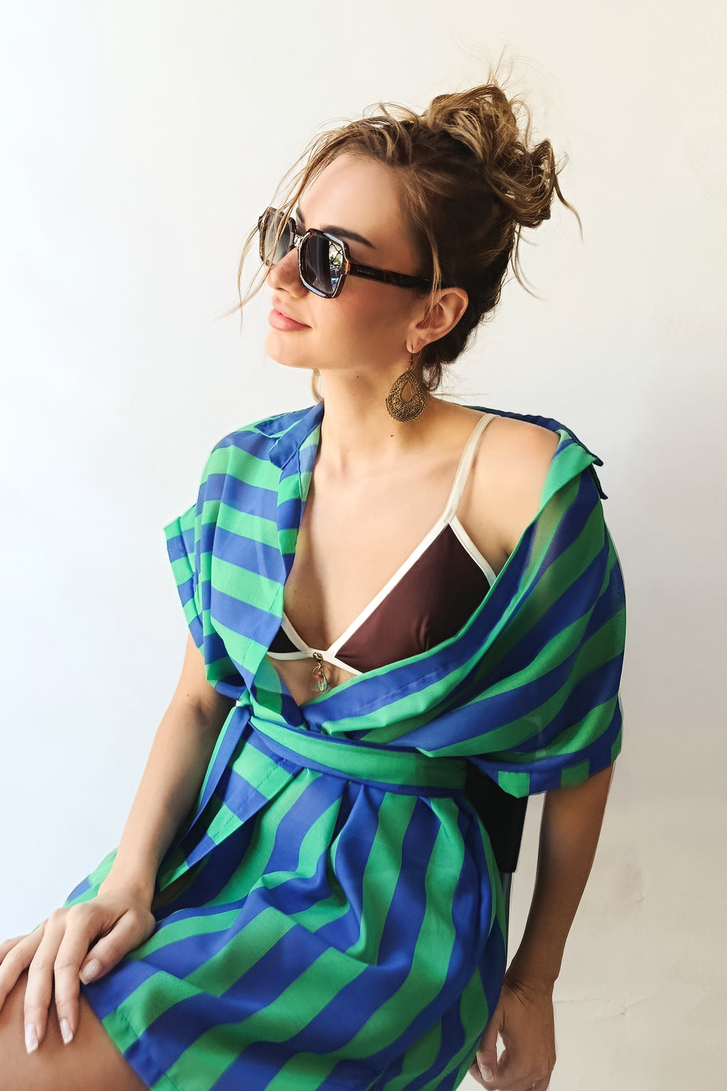 LIAKADA SHIRT (blue/ment)