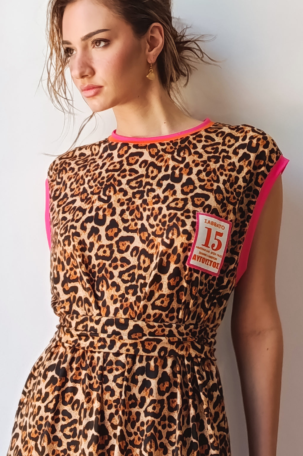 MELTEMI DRESS  (leopard)