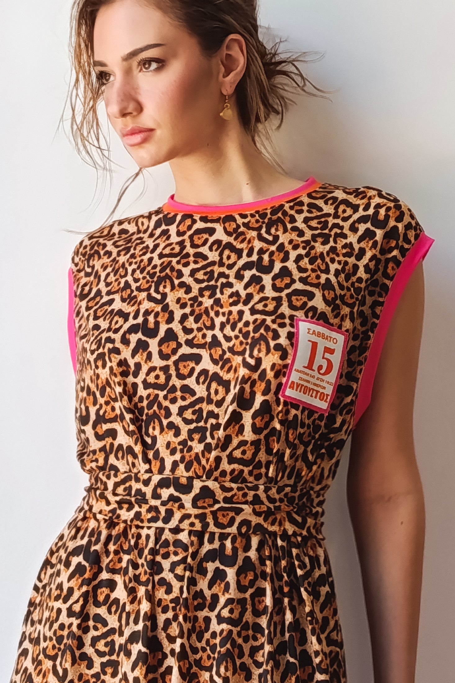 MELTEMI DRESS  (leopard)