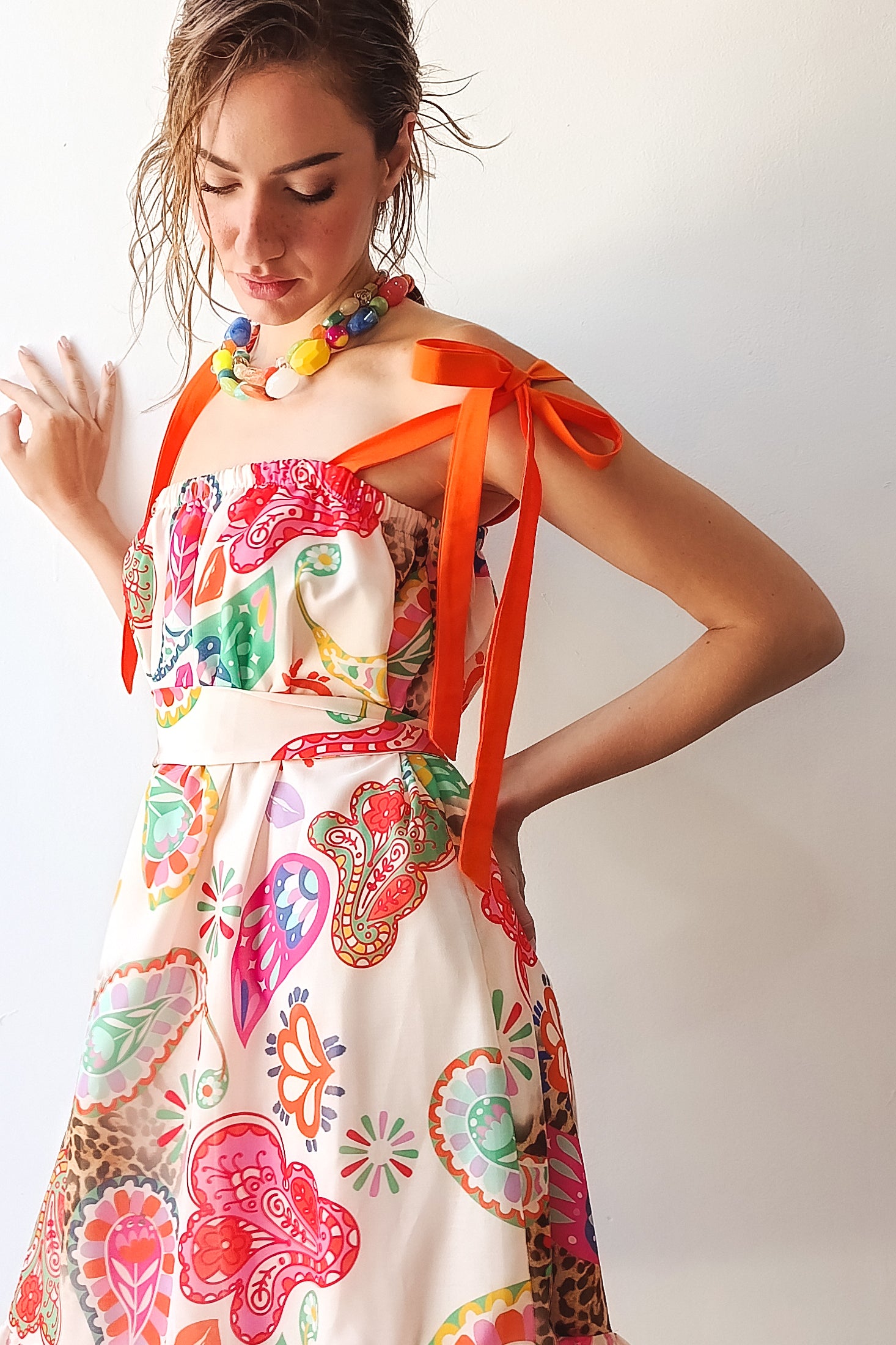 AVRA DRESS  (ivory)