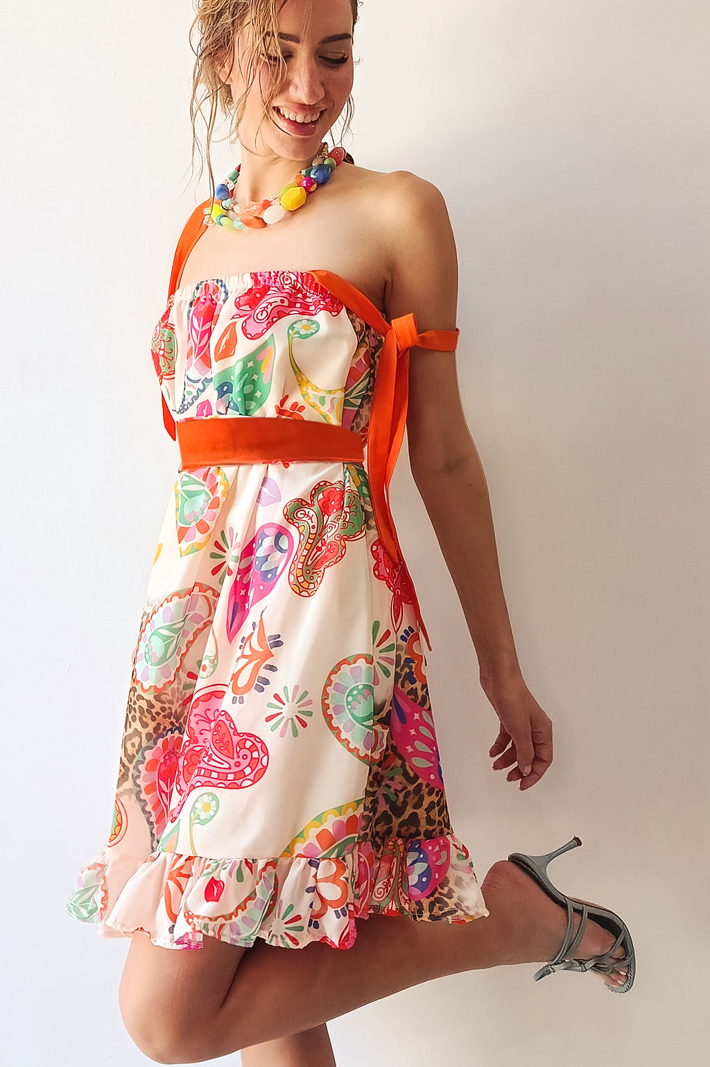 AVRA DRESS  (ivory)
