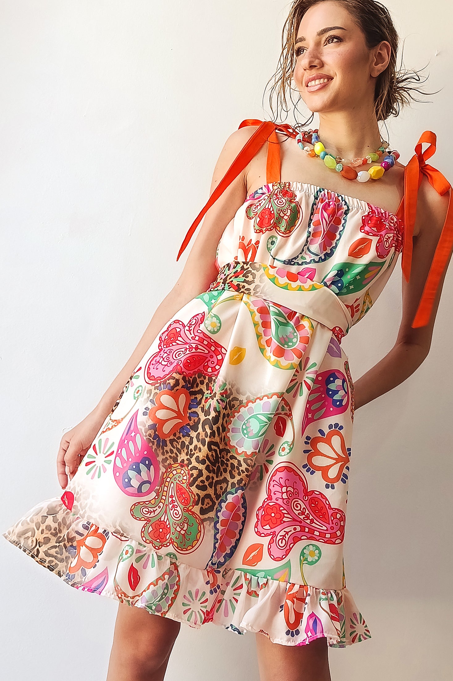 AVRA DRESS  (ivory)
