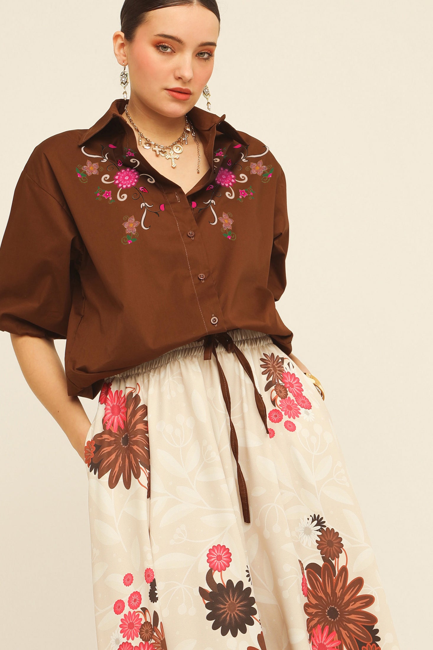 AMORE SHIRT (brown)