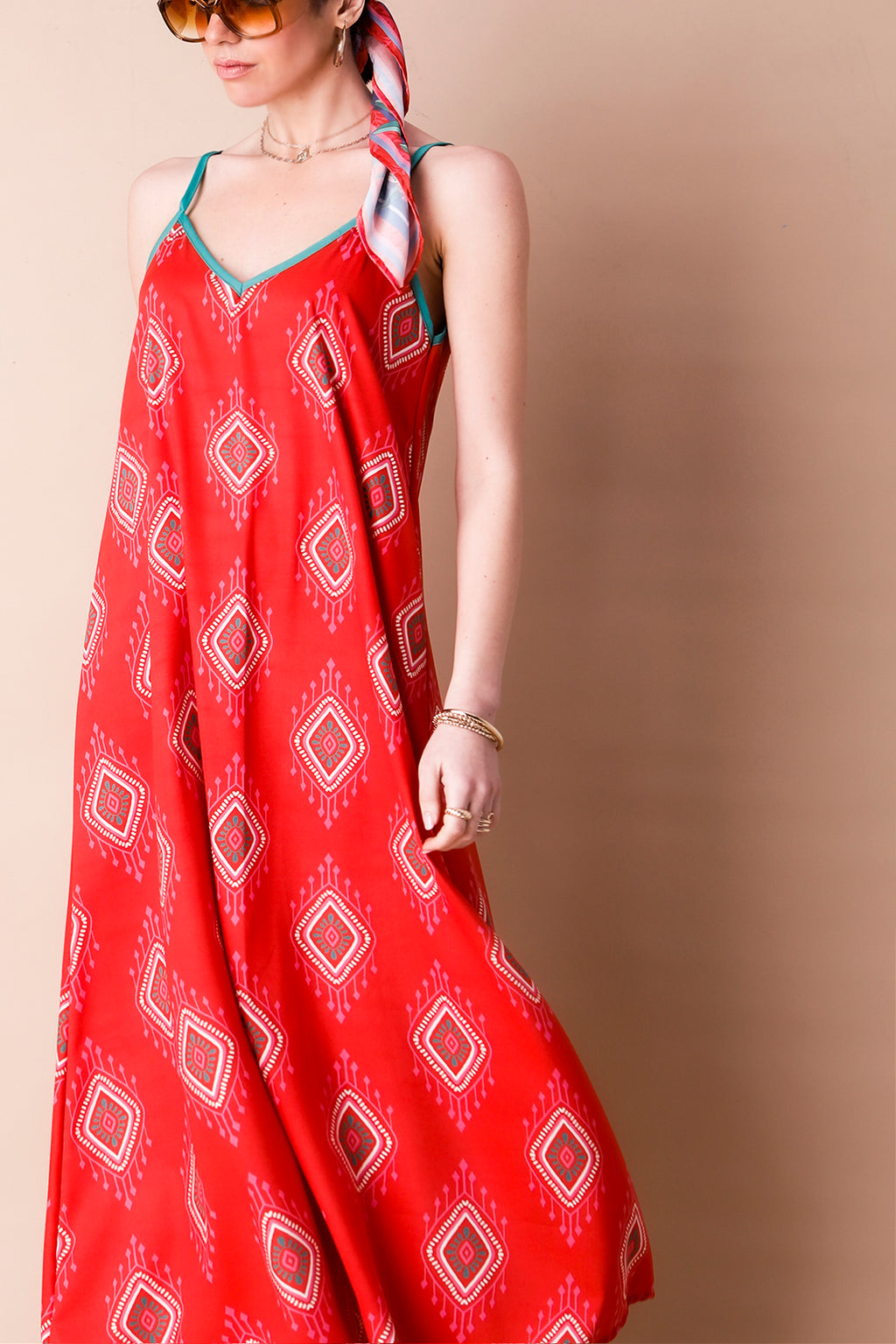 ANNITA DRESS (red)