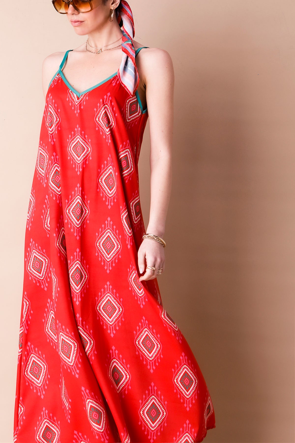 ANNITA DRESS (red)