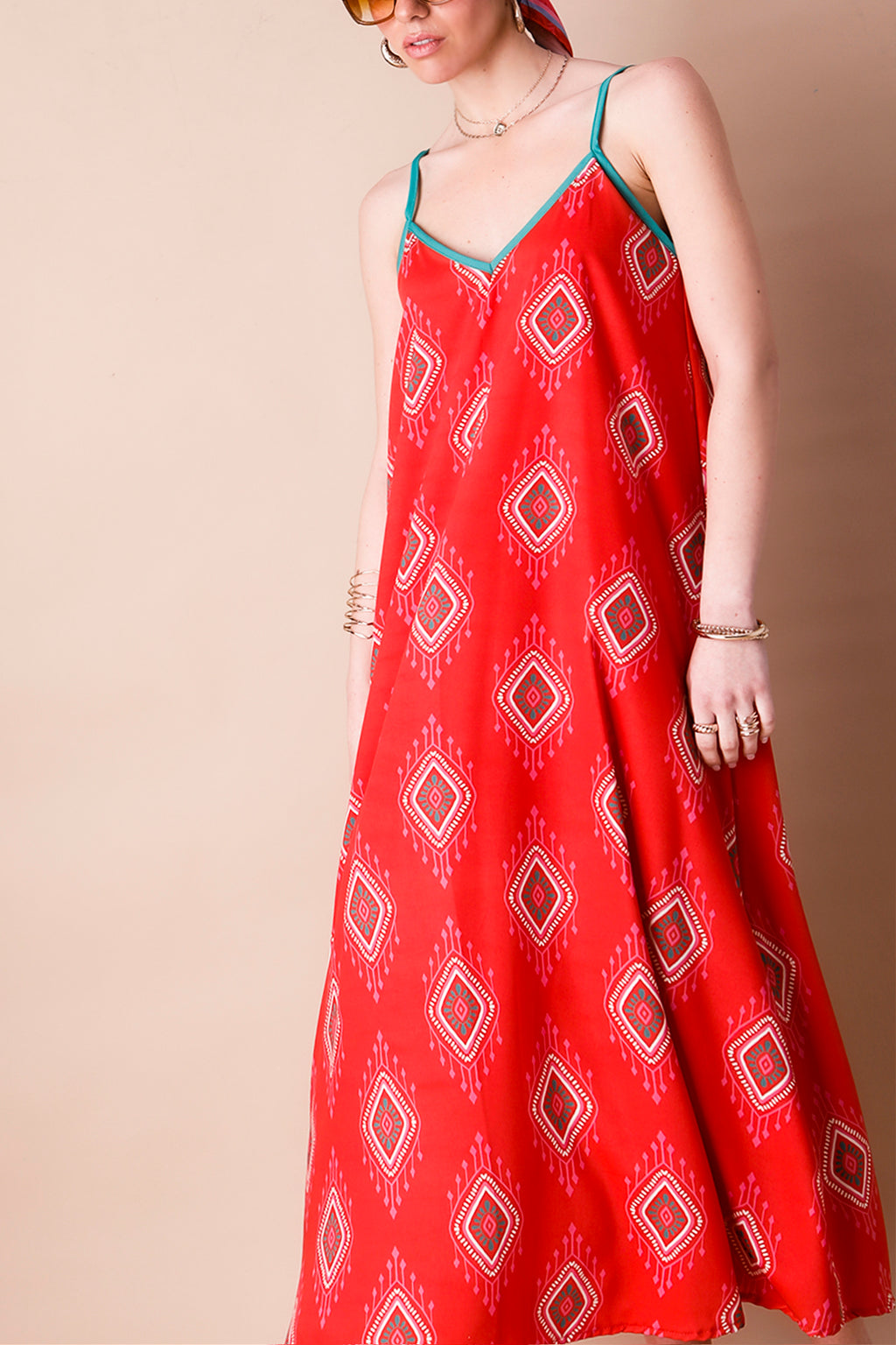 ANNITA DRESS (red)