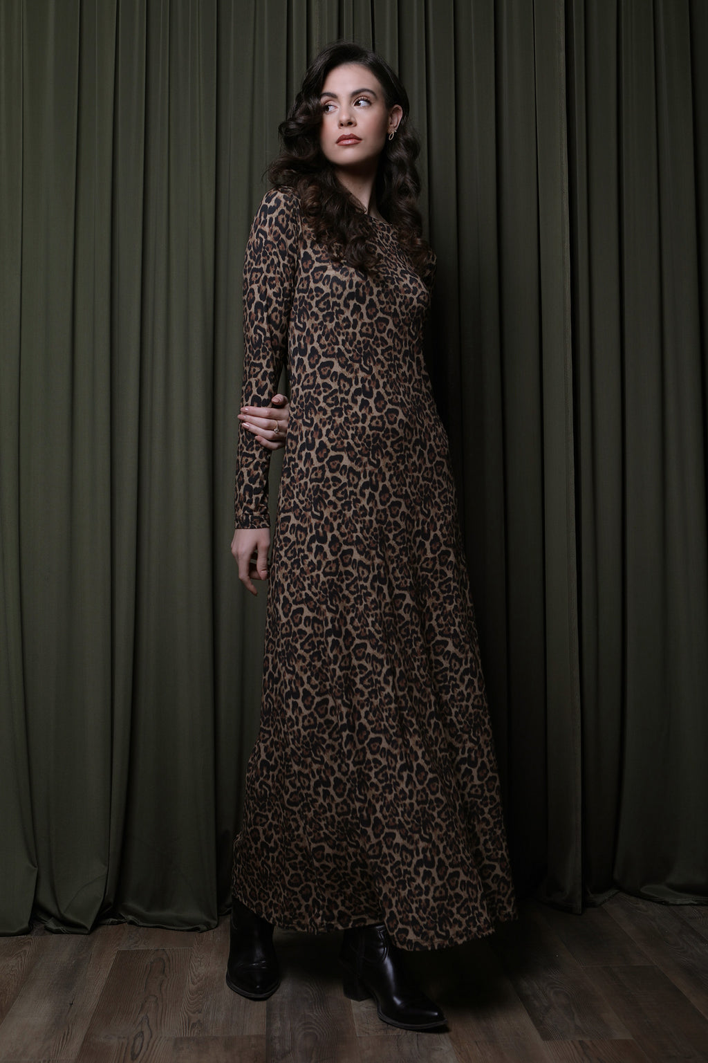BD22 DRESS (leopard)