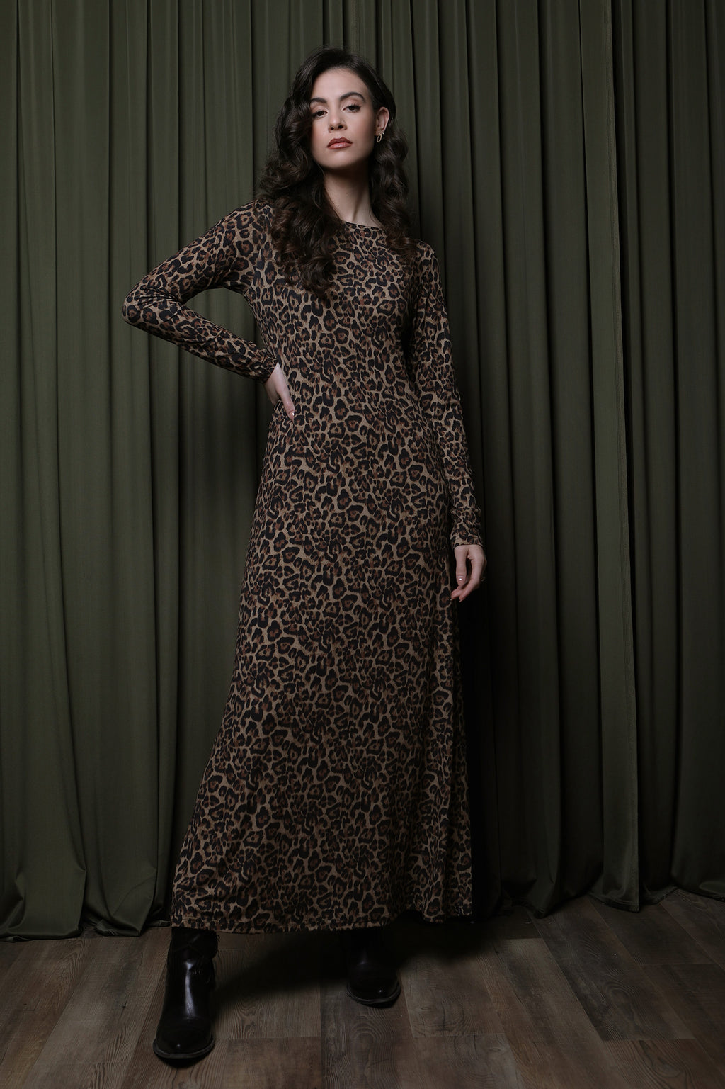 BD22 DRESS (leopard)