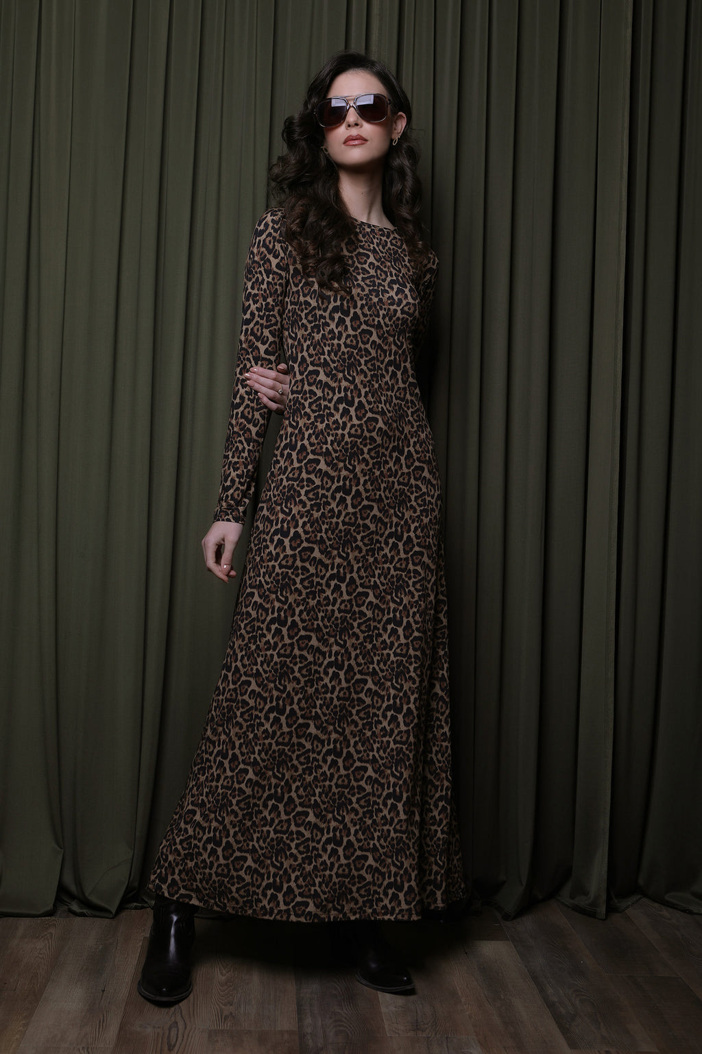 BD22 DRESS (leopard)