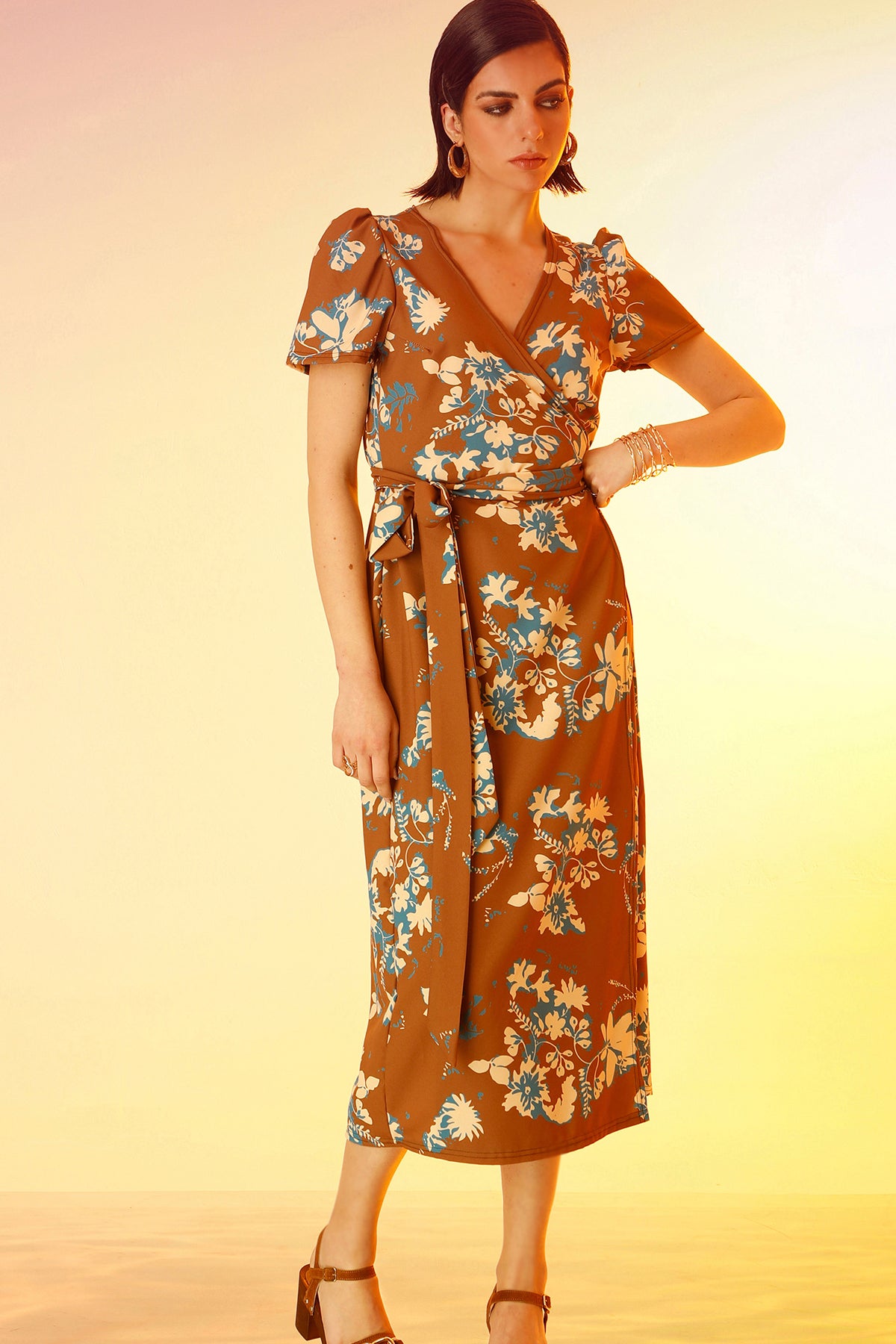 CAMELIA DRESS (brown)