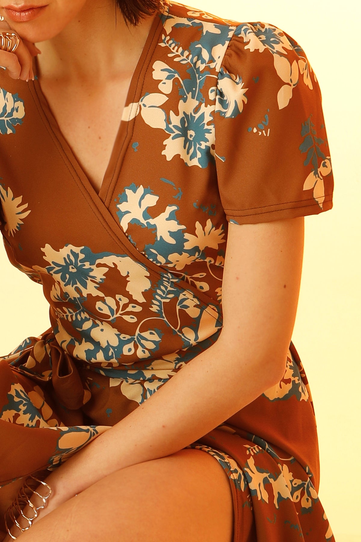 CAMELIA DRESS (brown)
