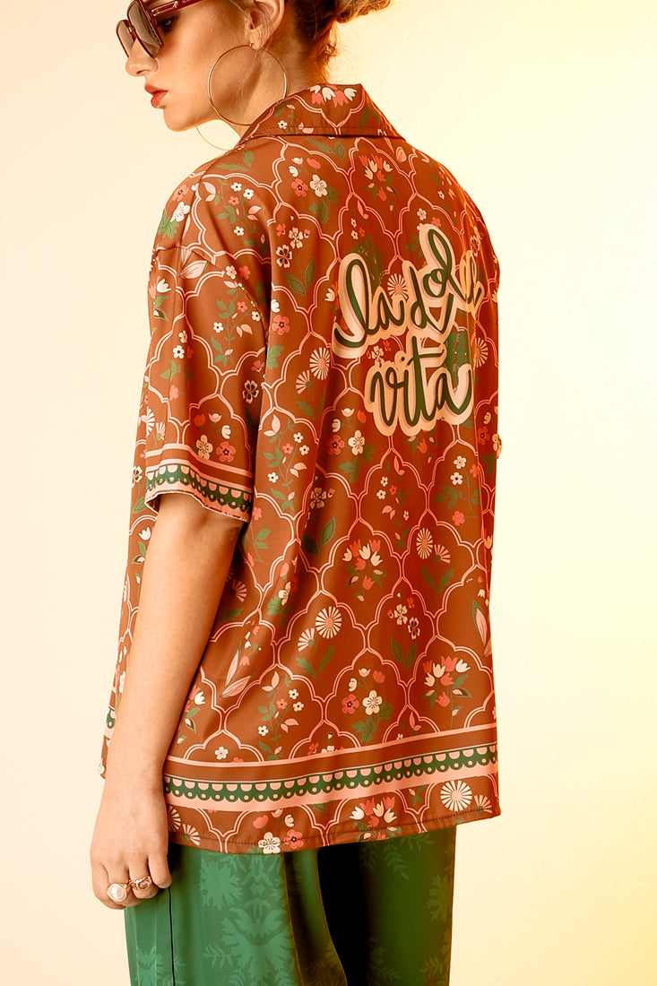 DOLCE VITA SHIRT (brown)