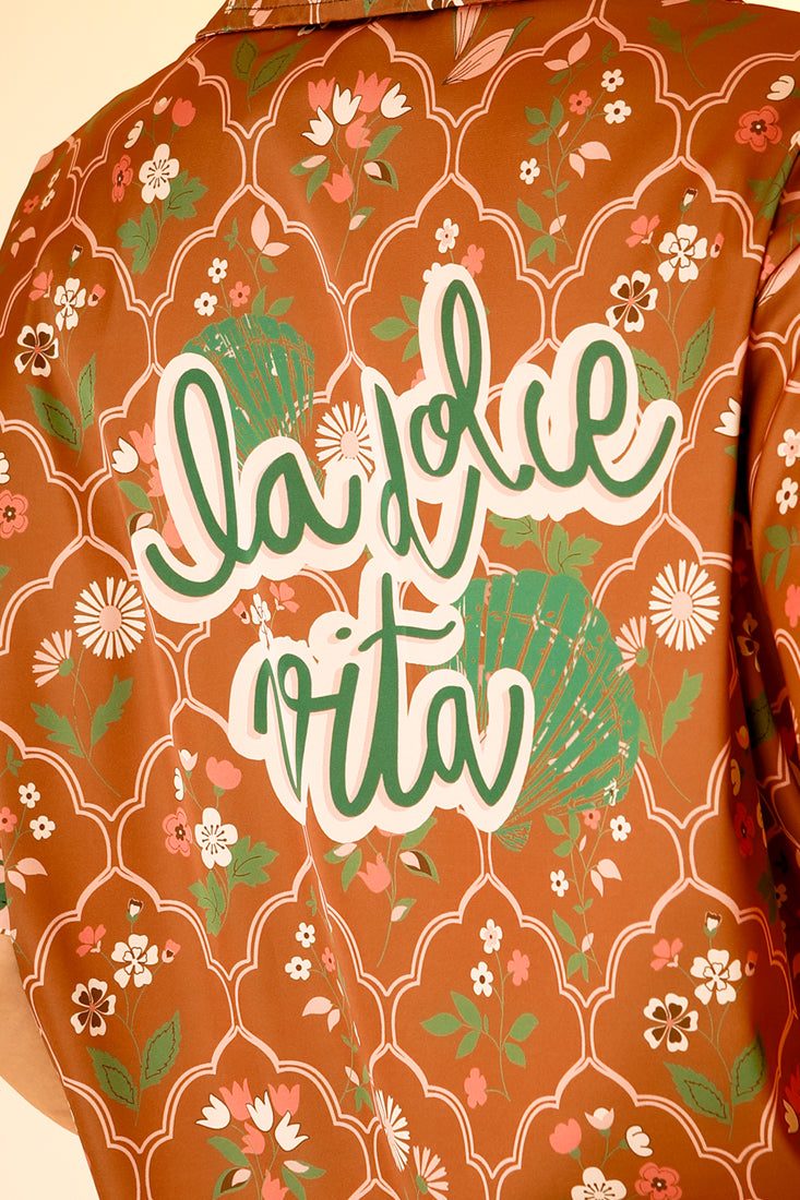 DOLCE VITA SHIRT (brown)