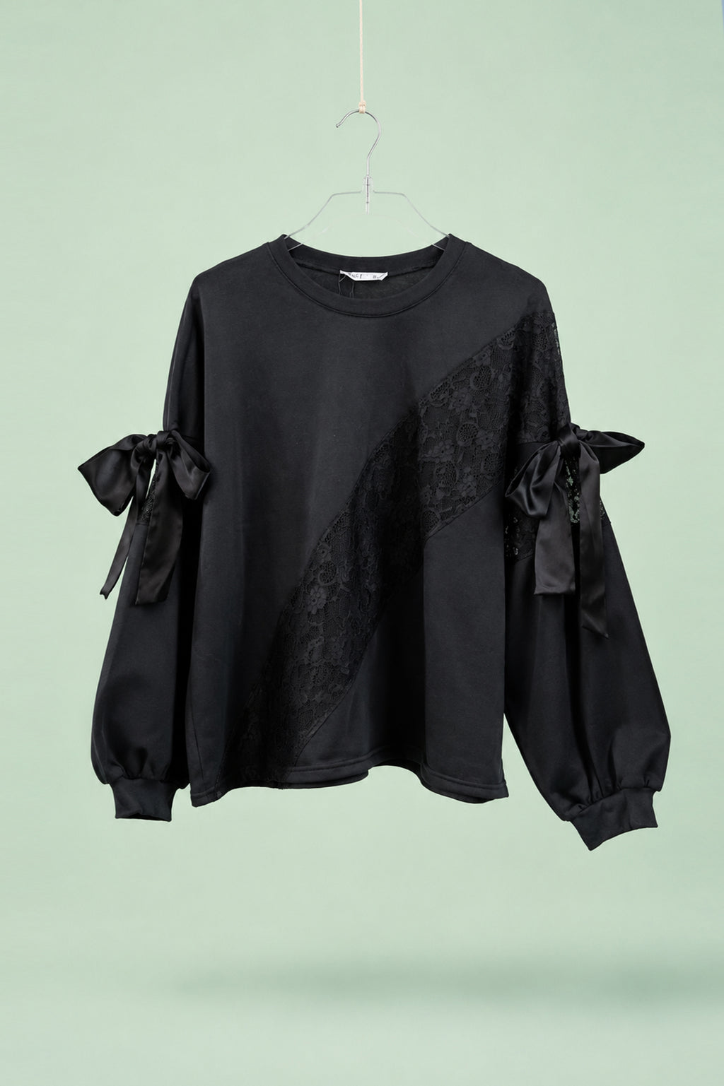 AMY SWEATSHIRT (lace combo)