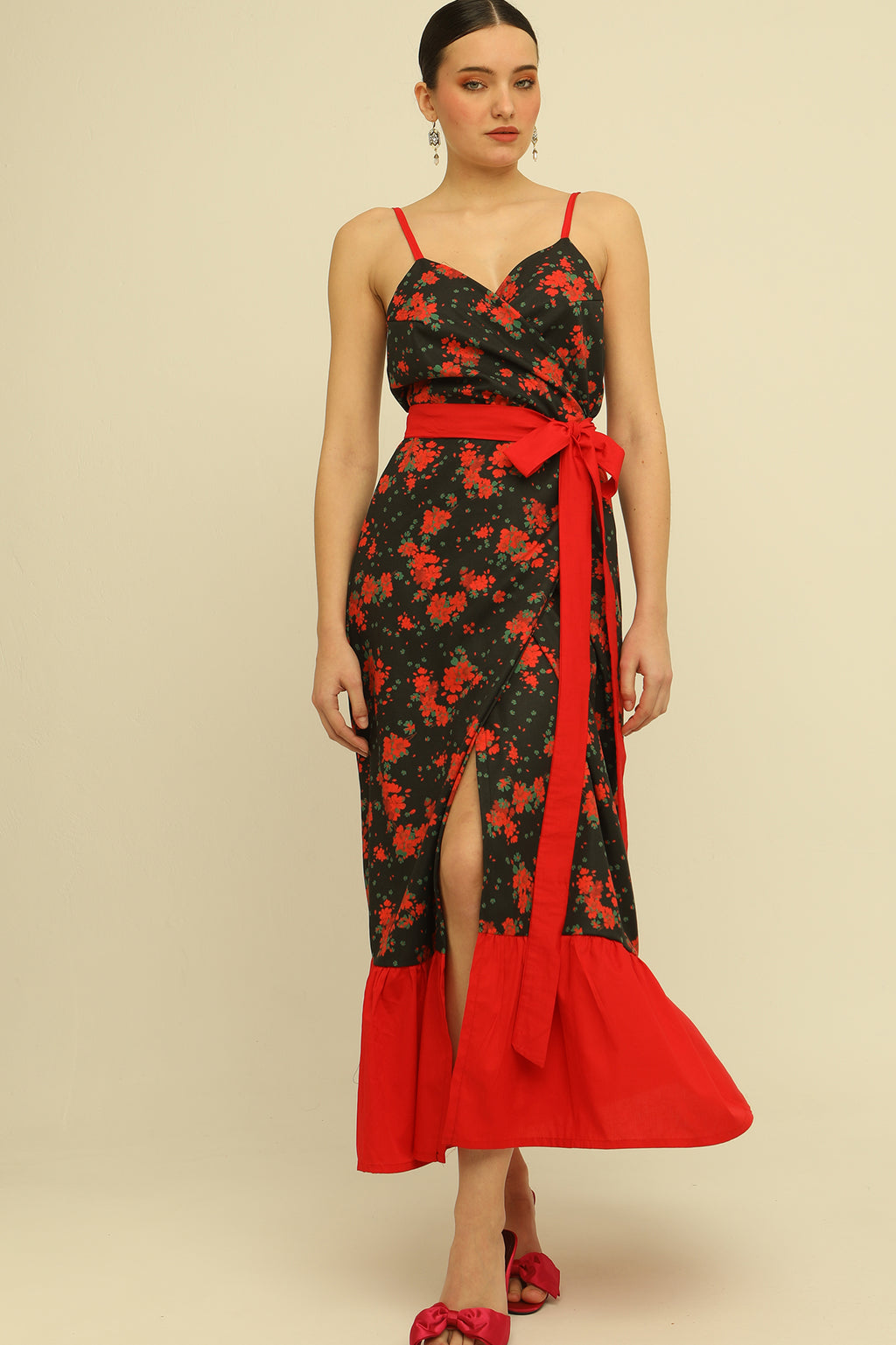 SS02 DRESS (red)