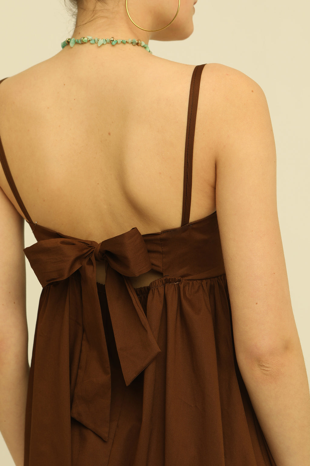 SS01 DRESS (brown)