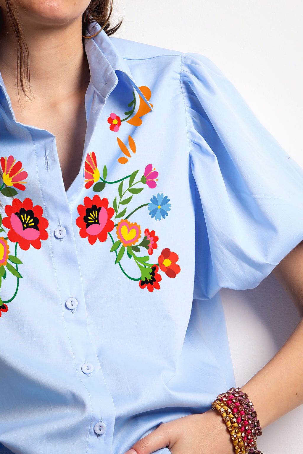 FRIDA SHIRT (light blue)