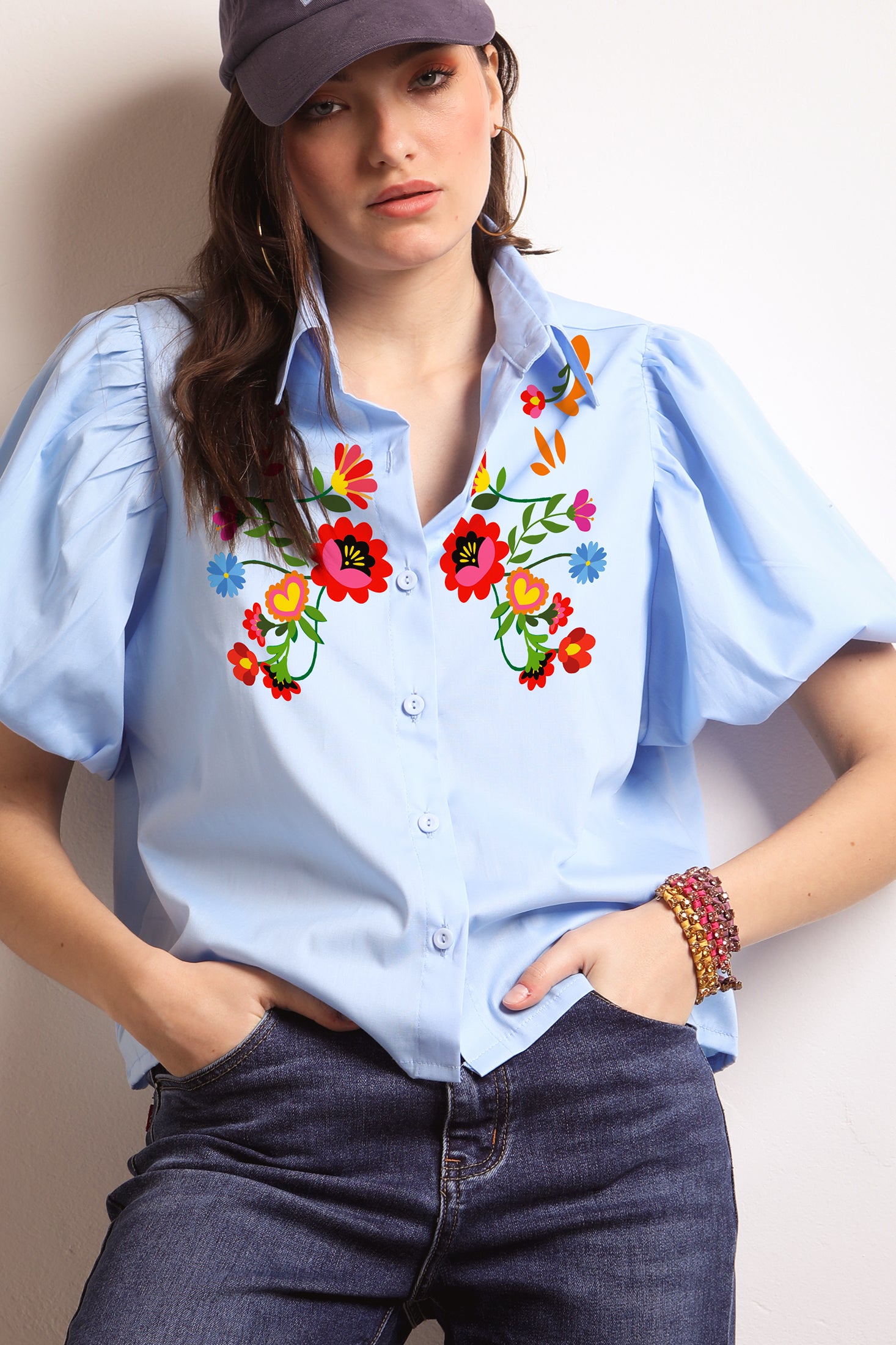 FRIDA SHIRT (light blue)