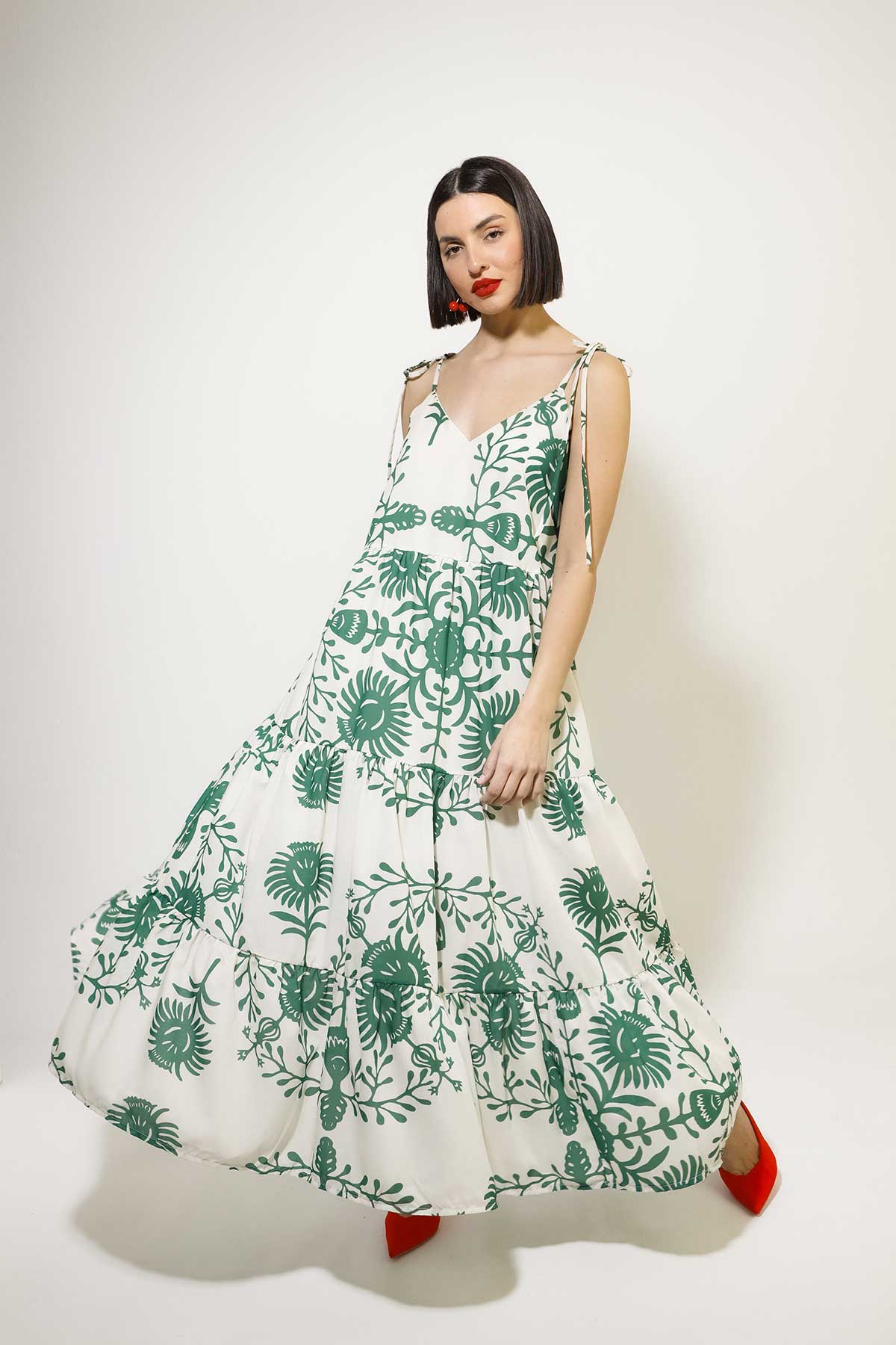 FTERI DRESS (green)