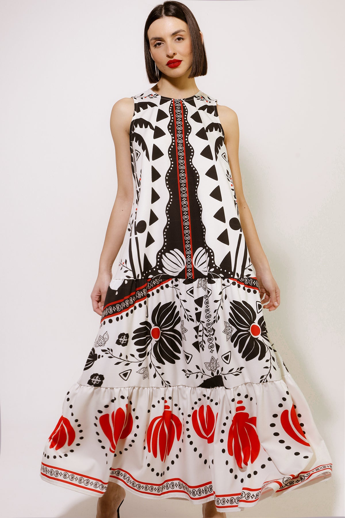 KORALI DRESS (black&white)