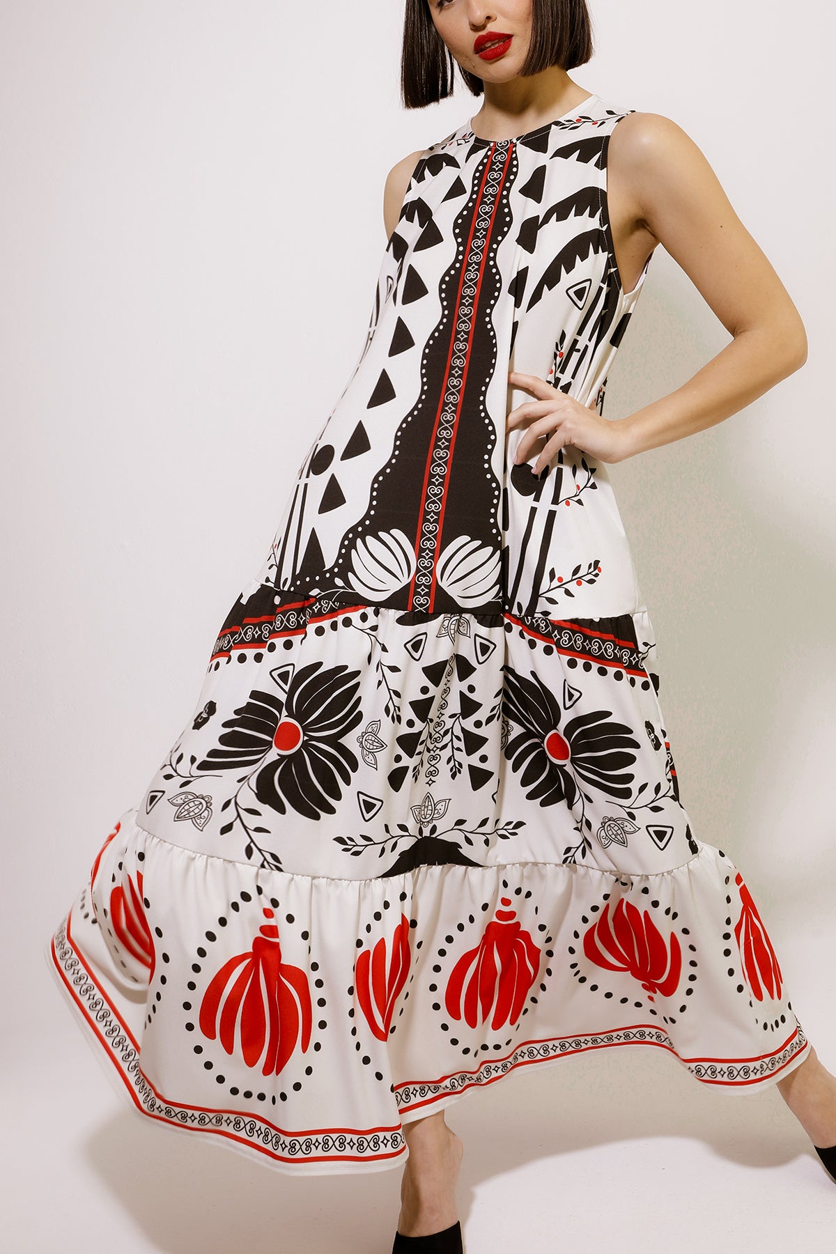 KORALI DRESS (black&white)