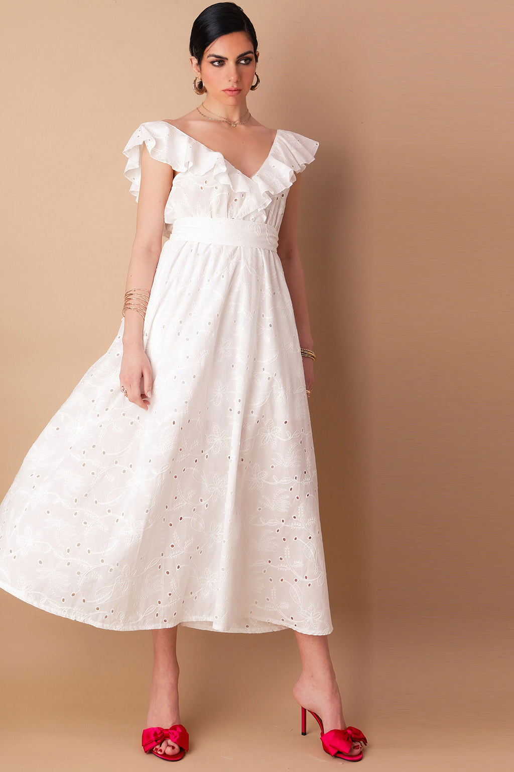 LUISA  DRESS (white)