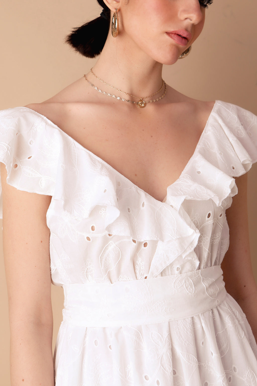 LUISA  DRESS (white)