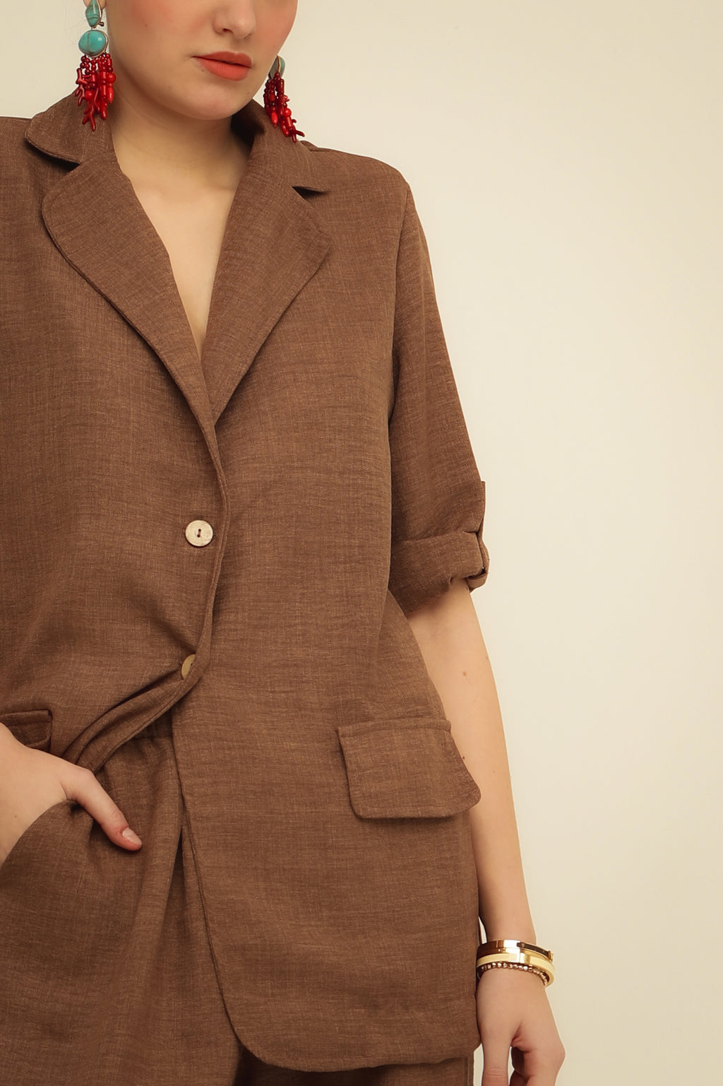 LYRA SUIT jacket (camel)