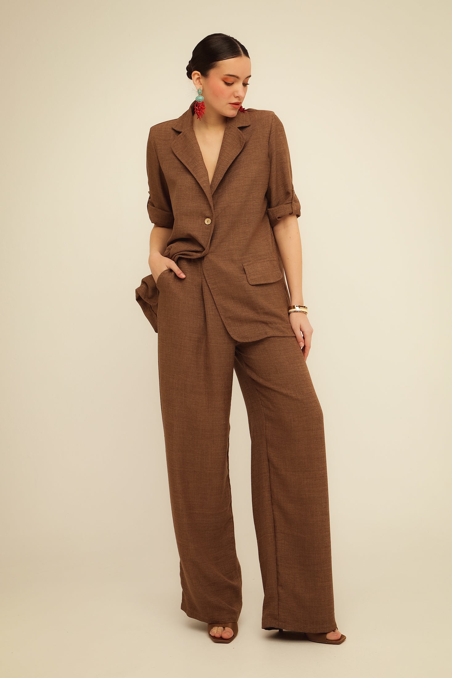AVA PANT (CAMEL)