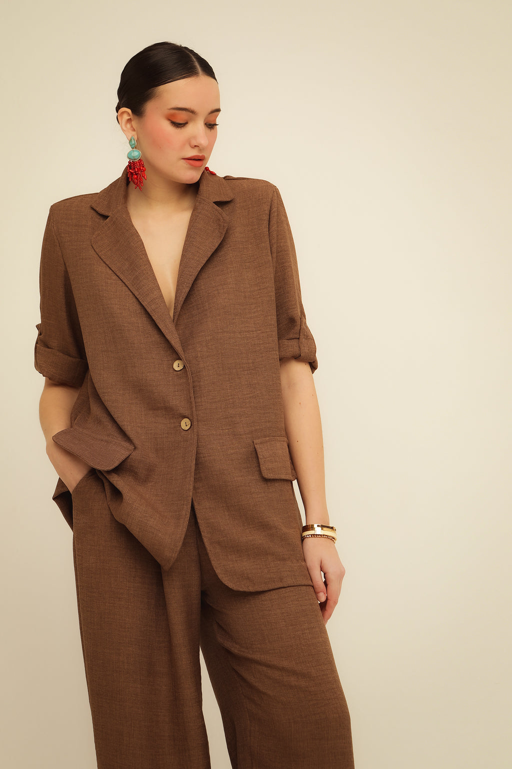 LYRA SUIT jacket (camel)