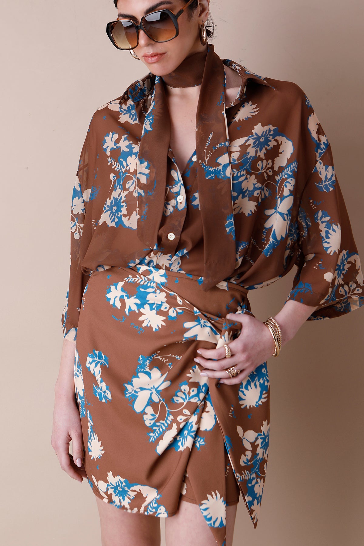 ORNELA SKIRT (brown)