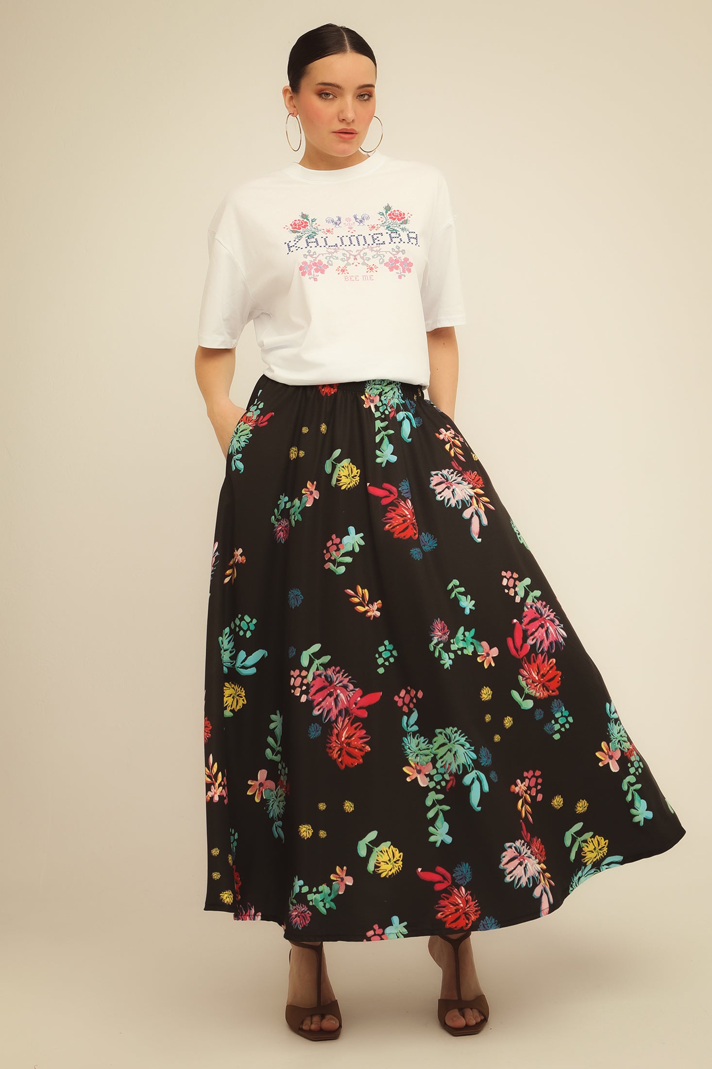 PEARL SKIRT (black)