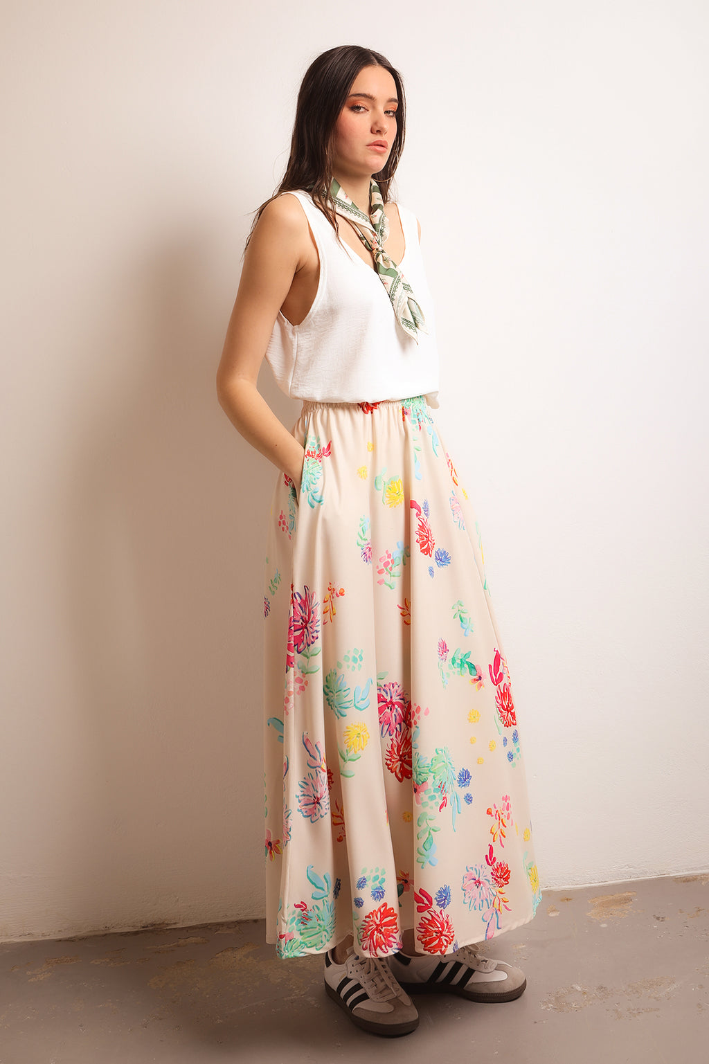 PEARL SKIRT (ivory)