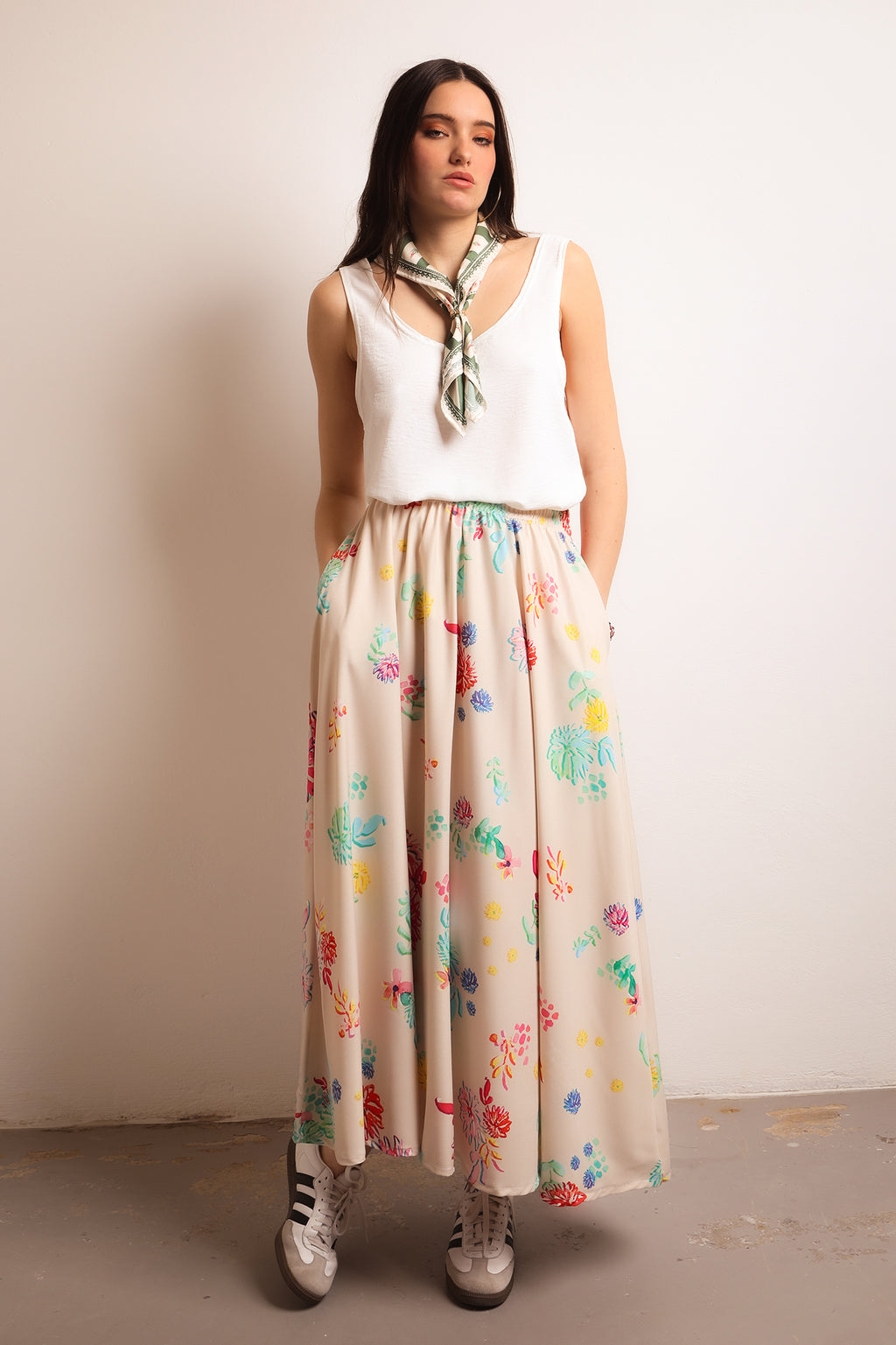 PEARL SKIRT (ivory)