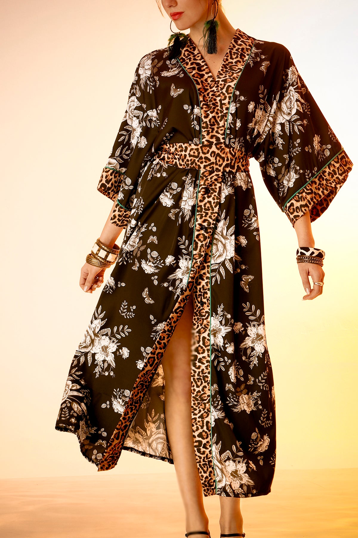 ROMINA DRESS /KIMONO (black)