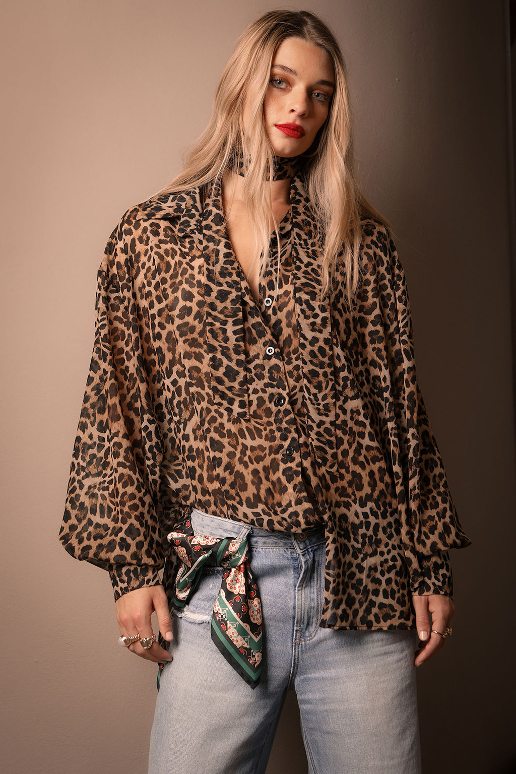SERENA SHIRT (leopard)
