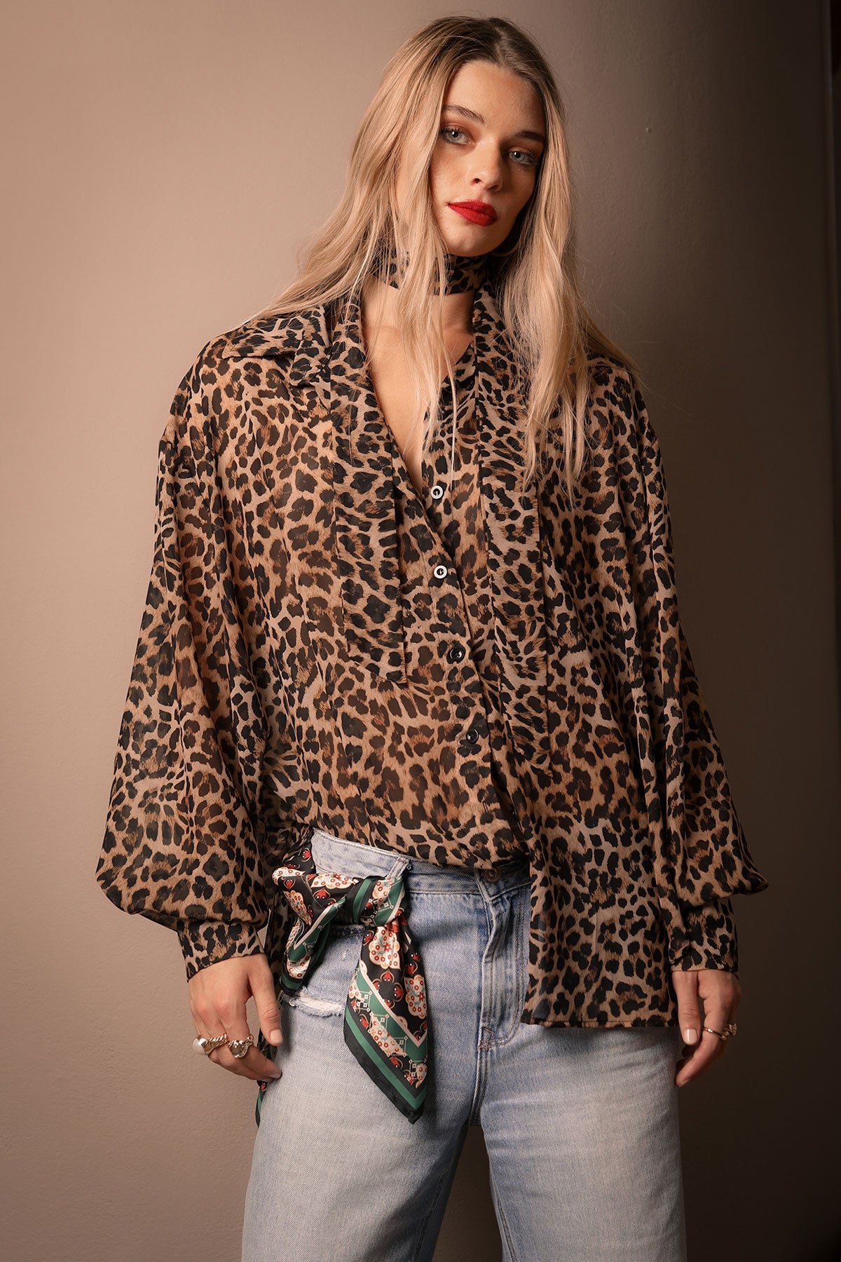 SERENA SHIRT (leopard)