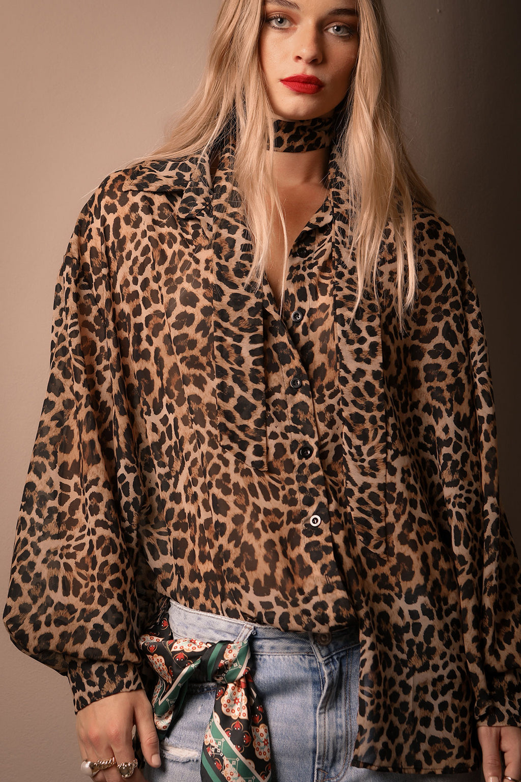 SERENA SHIRT (leopard)