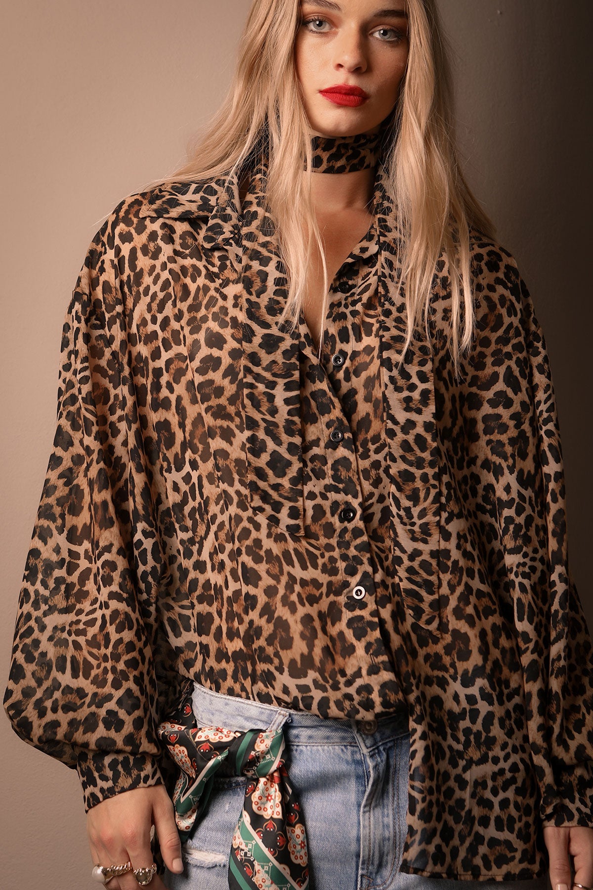 SERENA SHIRT (leopard)