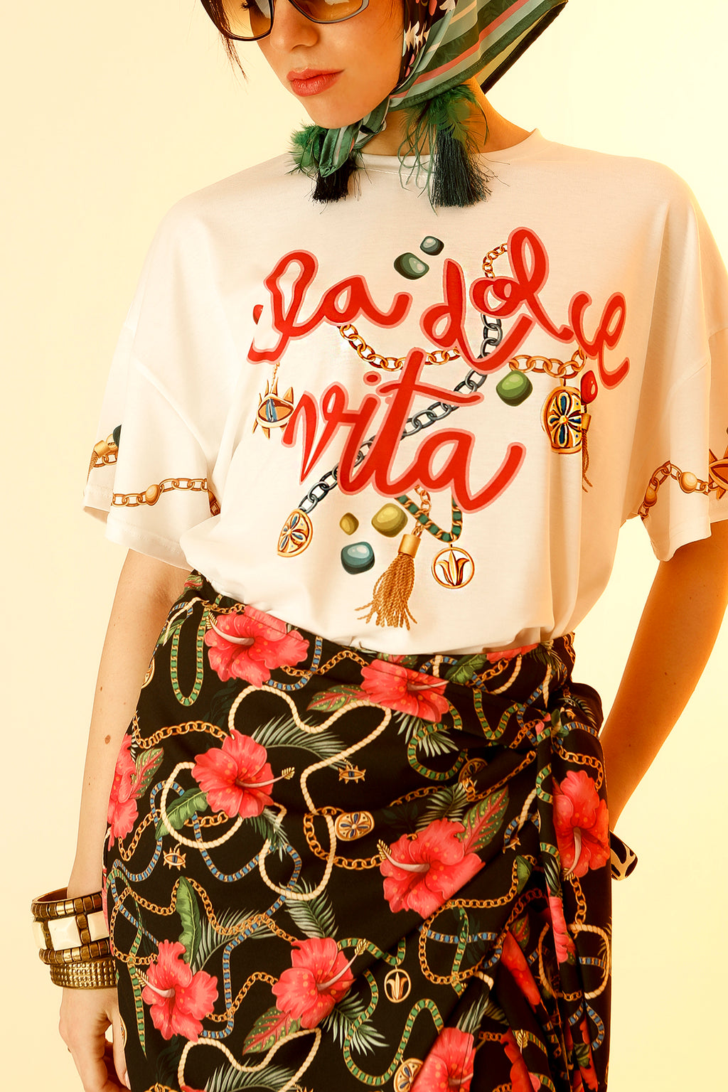 T-SHIRT DOLCE VITA (white)