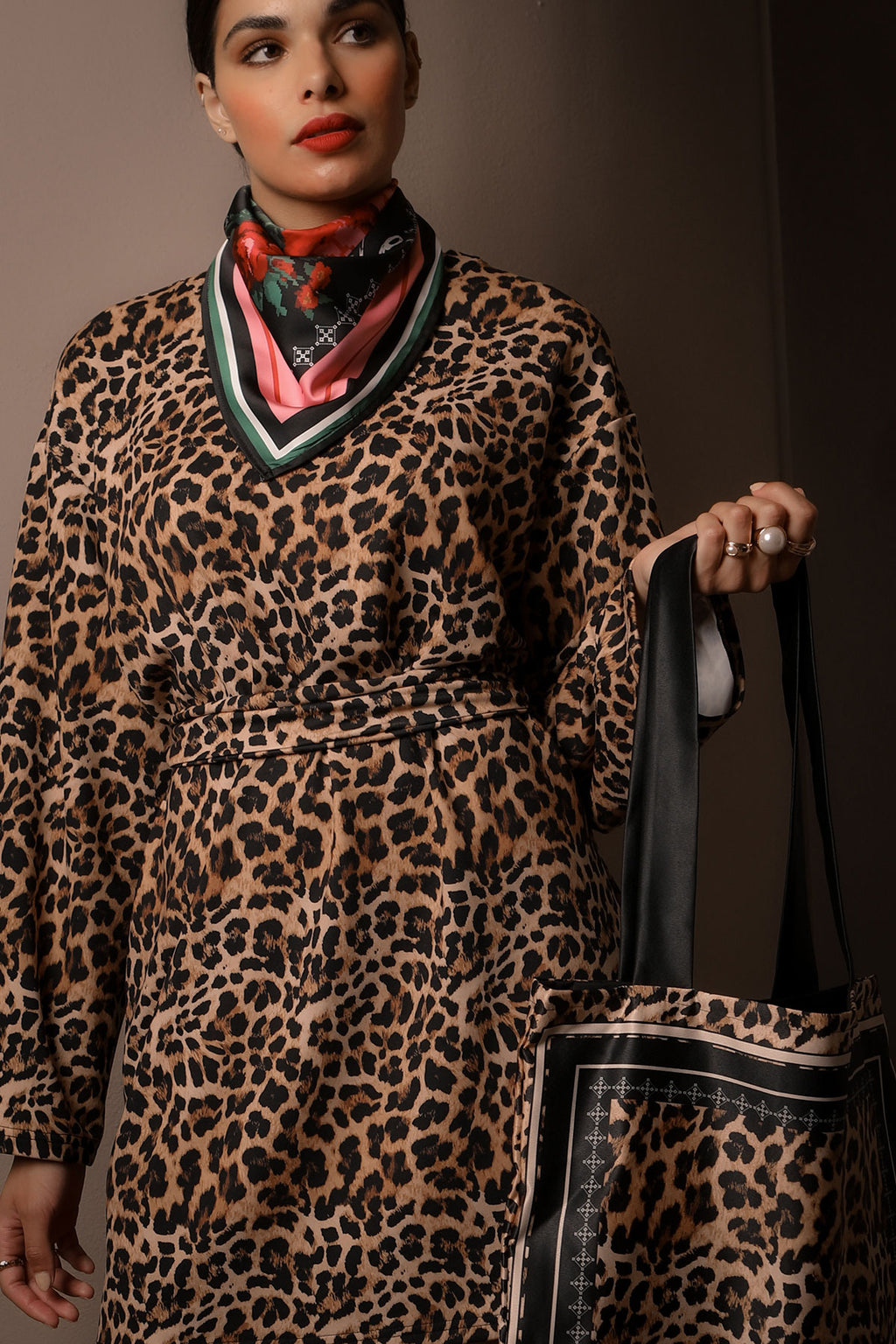 UMA DRESS  (leopard)
