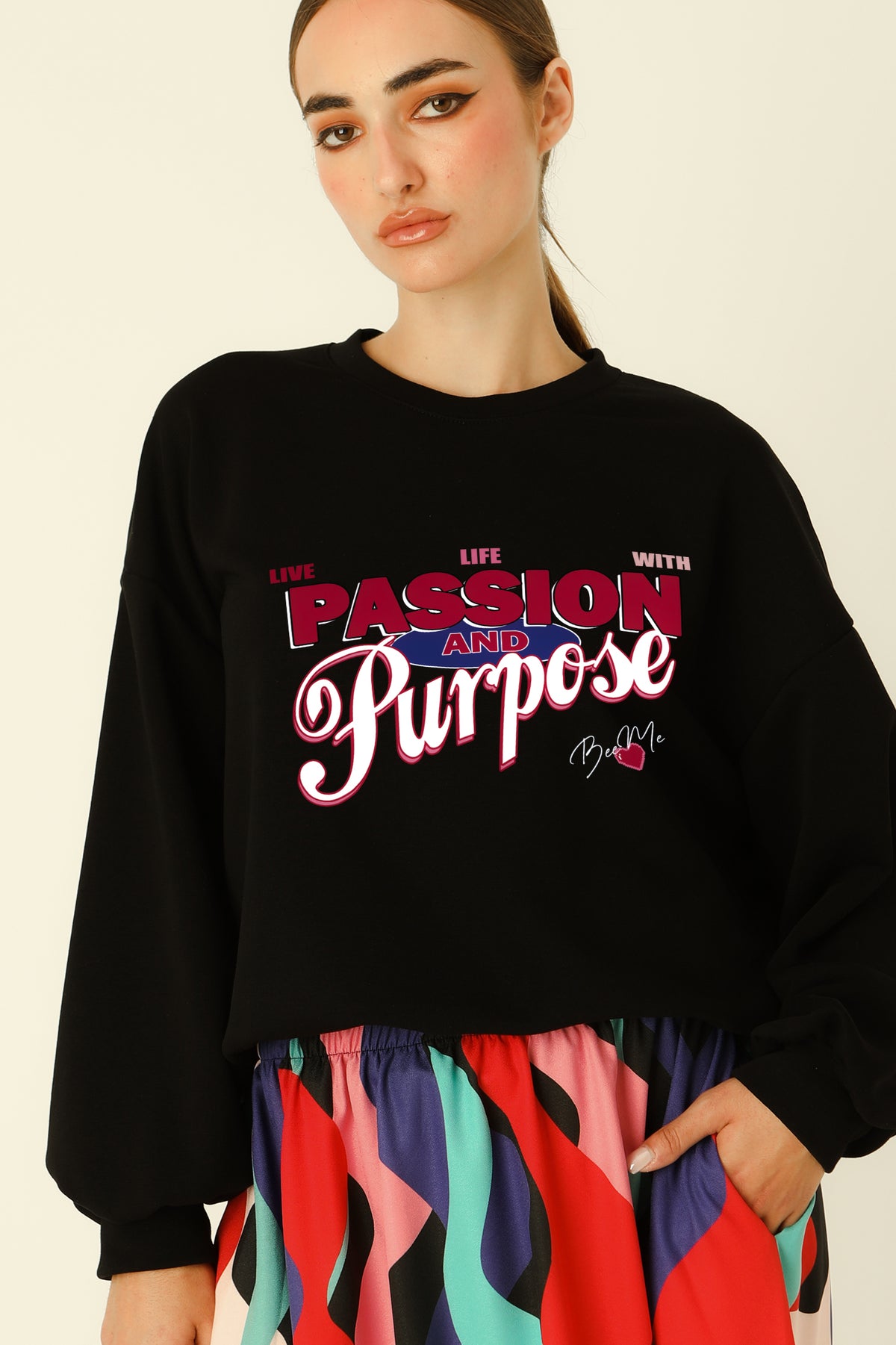 PASSION  HOODIE (black)